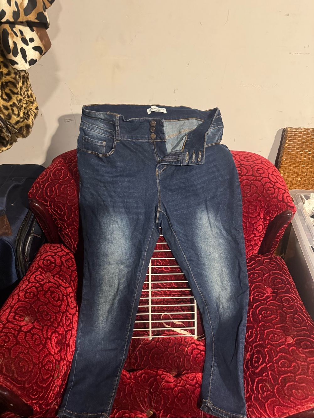 Dark Blue Women’s Stretch Jeans - Classic Slim Fit